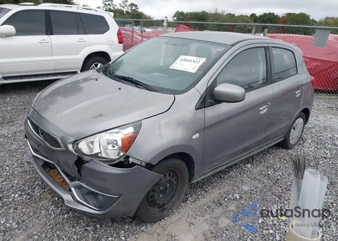 2018 Mitsubishi Mirage Es z USA, uszkodzony, nr VIN ML32A3HJ2JH009695